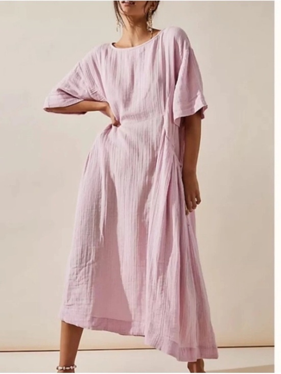 Free People Dresses & Skirts - Oversized Free People Gauzy Maxi Dress